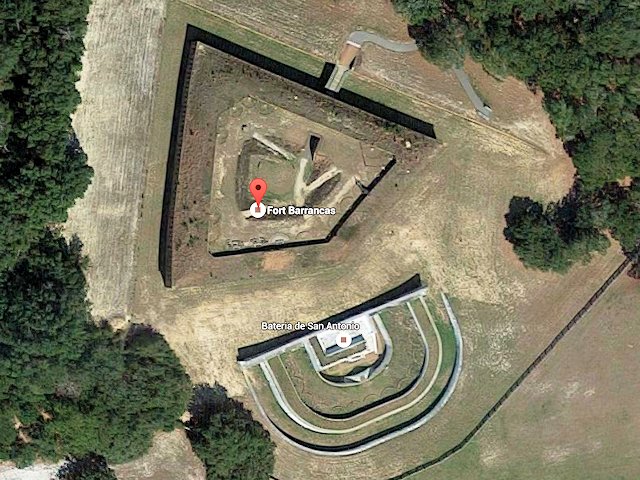 Fort Baranncas Aerial View, Pensacola